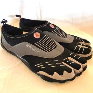Body Glove Men's Barefoot 3T Adjustable Cinch Water Shoes in Black/Gray, Size 12